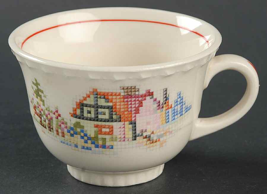 CRO74 Flat Cup by Crooksville-1