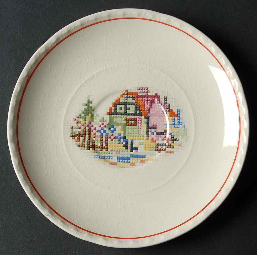 CRO74 Saucer by Crooksville-1