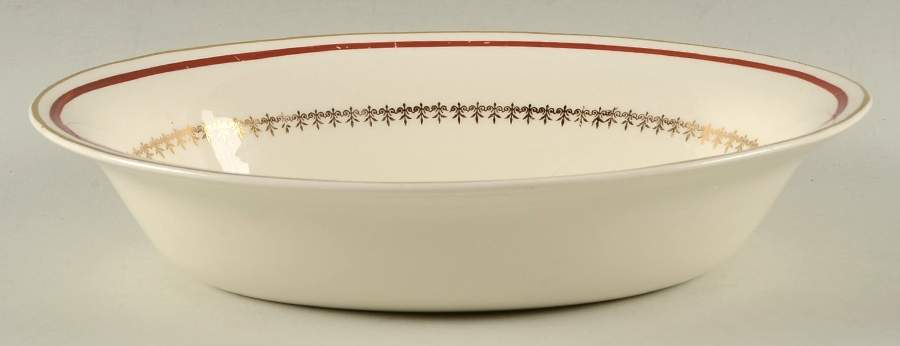 Hyde Park 9" Oval Vegetable Bowl by Crooksville-1