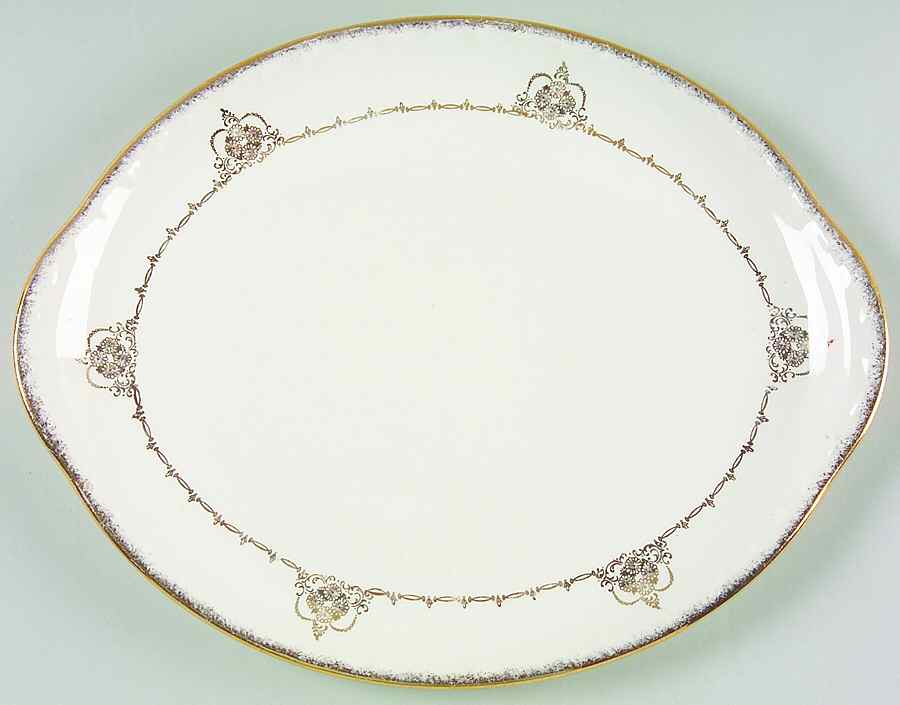 CRO9 11" Oval Serving Platter by Crooksville-1