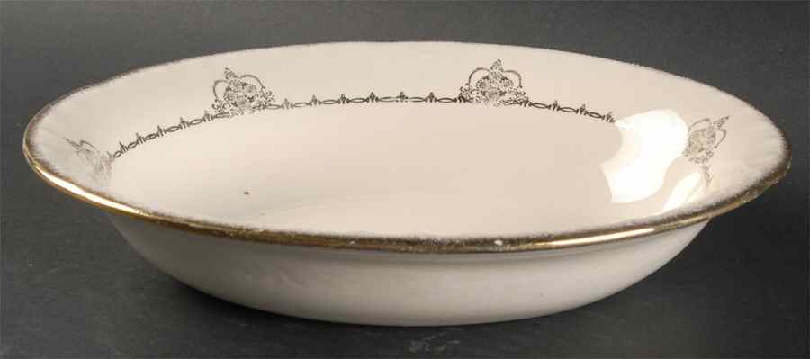 CRO9 10" Oval Vegetable Bowl by Crooksville-1