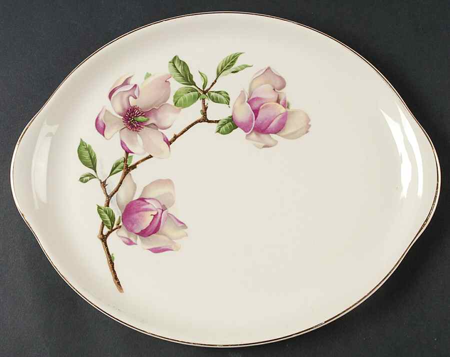 Delmar Diana 11" Oval Serving Platter by Crooksville-1