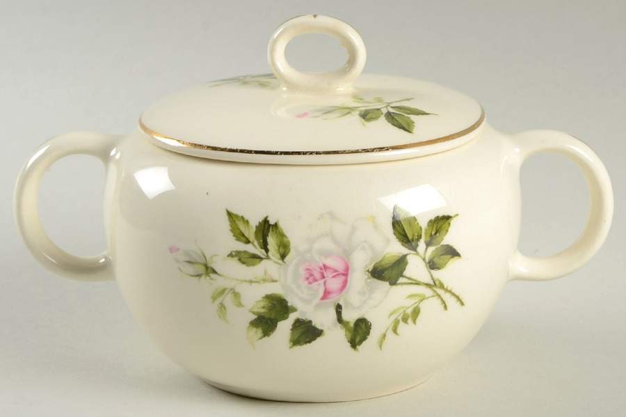 Delmar Marie Sugar Bowl & Lid by Crooksville-1