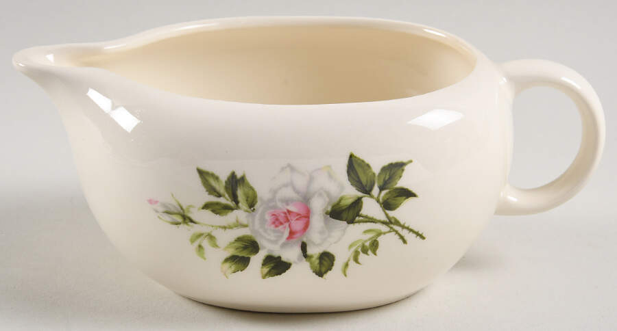 Dinner Rose Gravy Boat by Crooksville-1