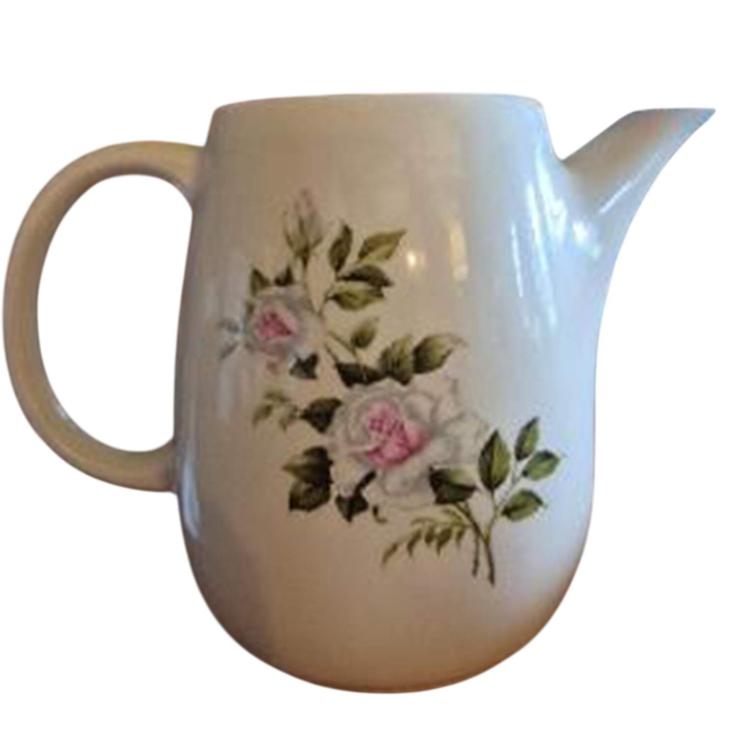 Dinner Rose Coffee Pot No Lid by Crooksville-1
