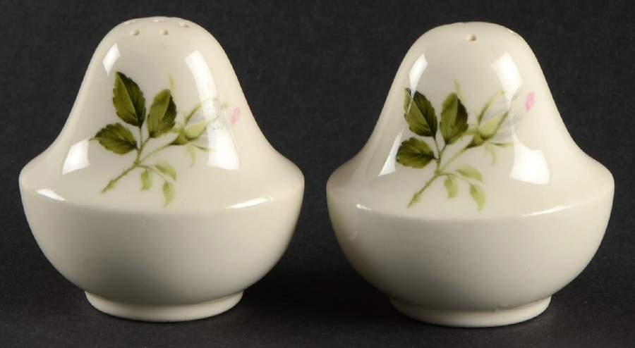 Dinner Rose Salt & Pepper Set by Crooksville-1