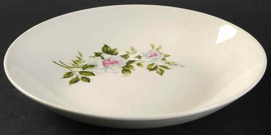 Dinner Rose Coupe Soup Bowl by Crooksville-1