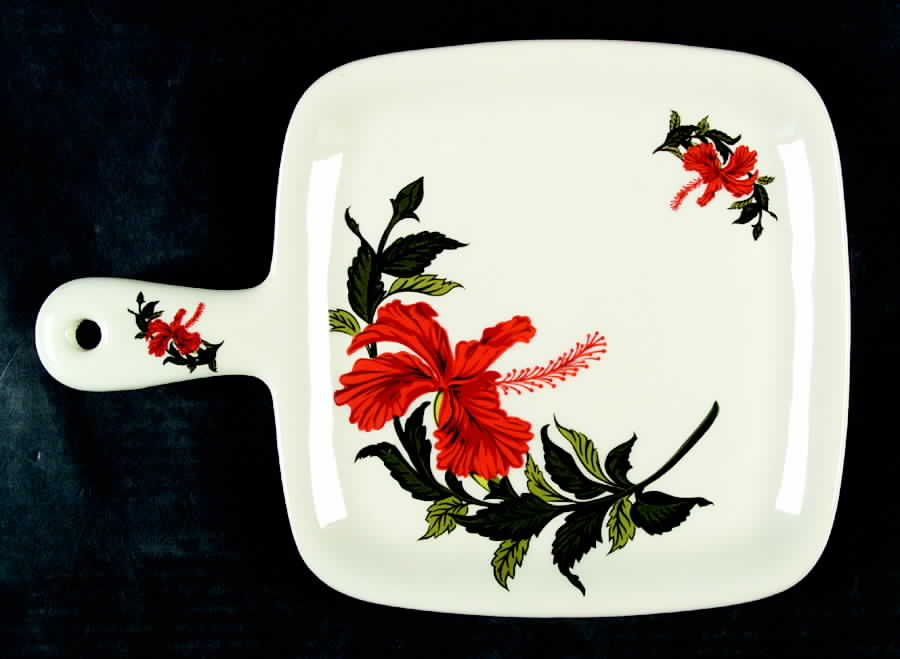 Flamingo Handled Condiment Server by Crooksville-1