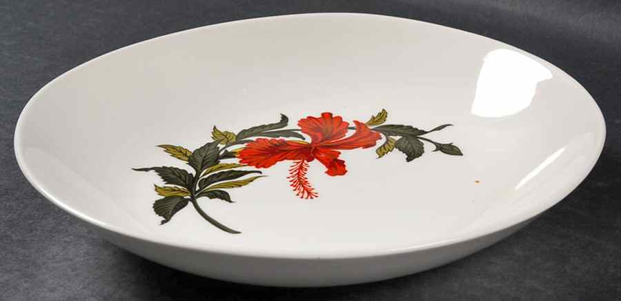 Flamingo Coupe Soup Bowl by Crooksville-1