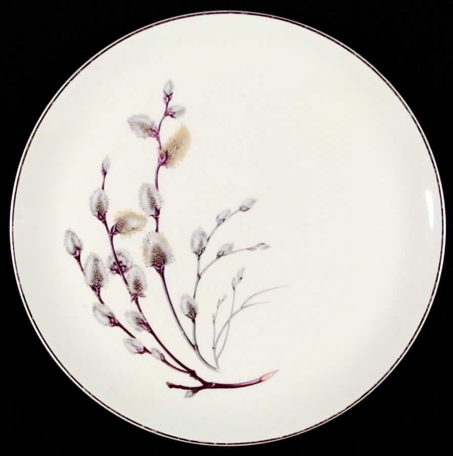 Golden Willow Dinner Plate by Crooksville-1