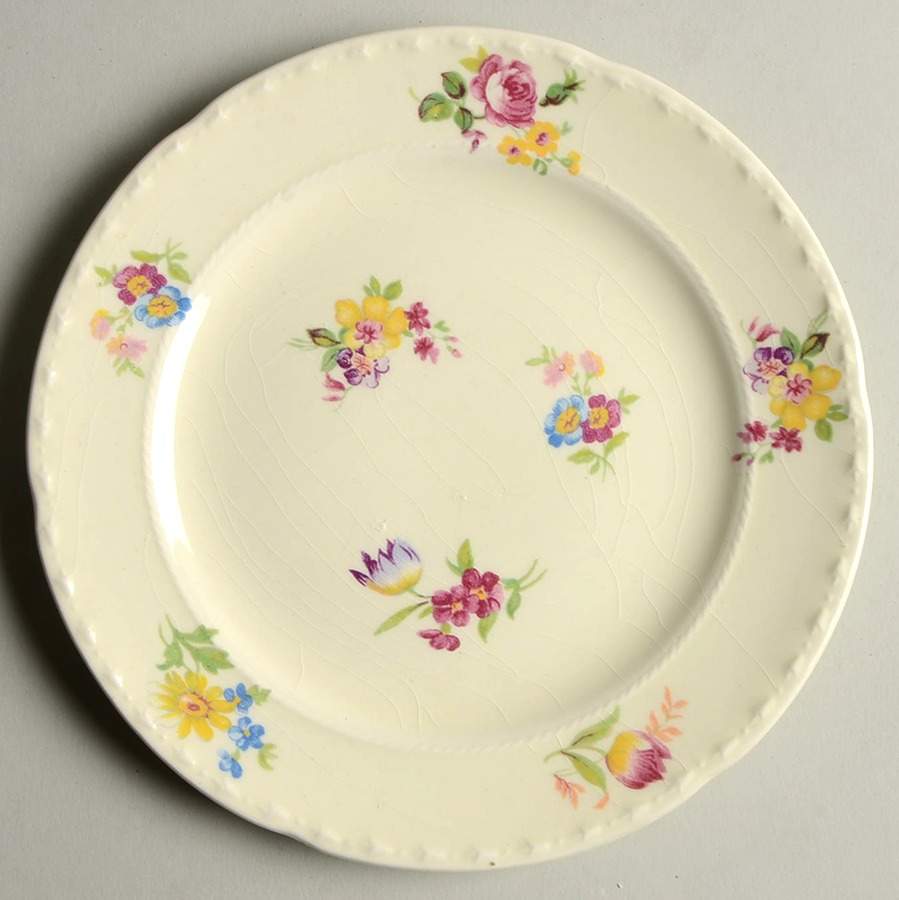 Little Bouquet Bread & Butter Plate by Crooksville-1