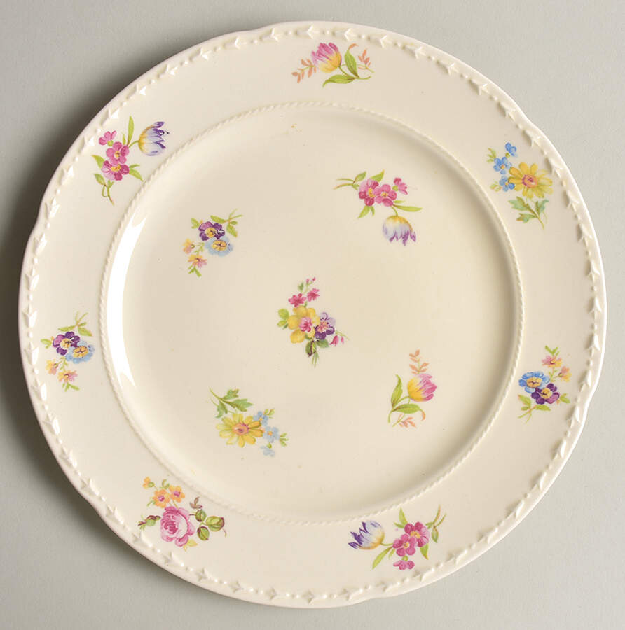Little Bouquet Salad Plate by Crooksville-1