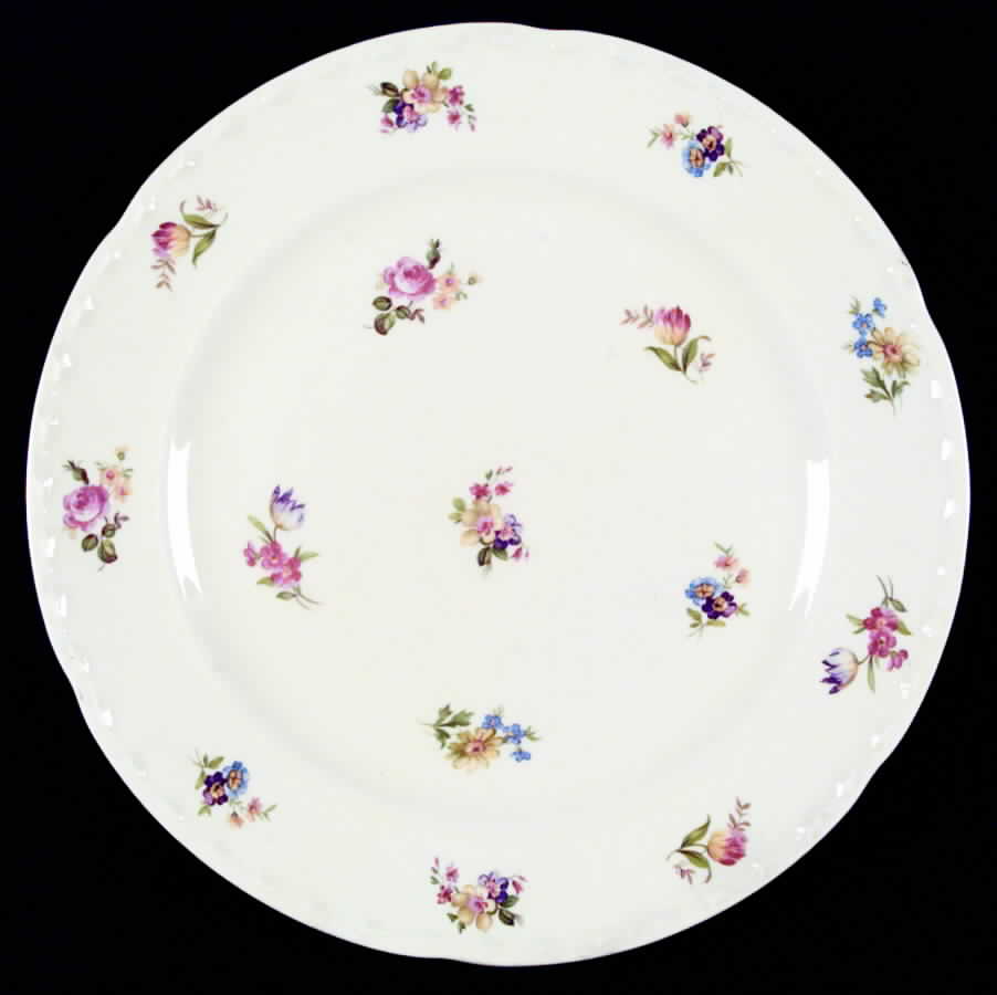 Little Bouquet Dinner Plate by Crooksville-1