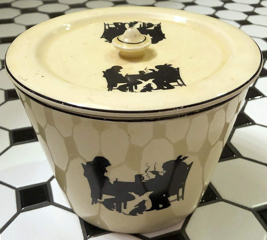 Silhouette Utility Canister & Lid by Crooksville-1