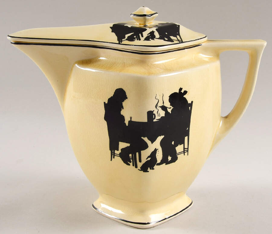 Silhouette Batter Jug with Lid by Crooksville-1