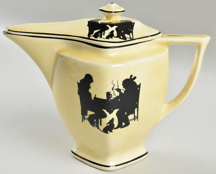 Silhouette Large Syrup with Lid by Crooksville-1
