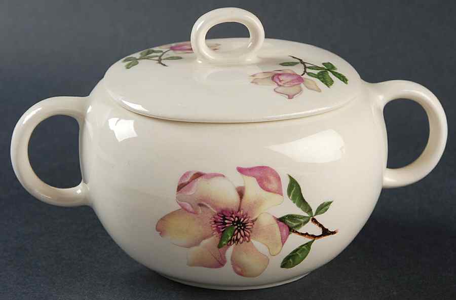 Southern Bell Sugar Bowl & Lid by Crooksville-1