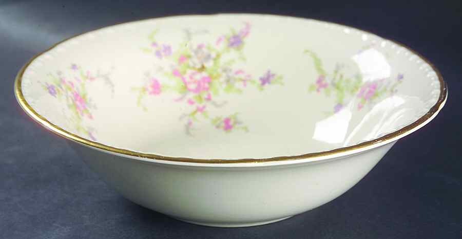 Spring Blossom 8" Round Vegetable Bowl by Crooksville-1