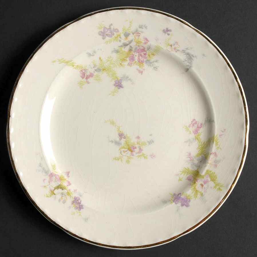 Spring Blossom Bread & Butter Plate by Crooksville-1