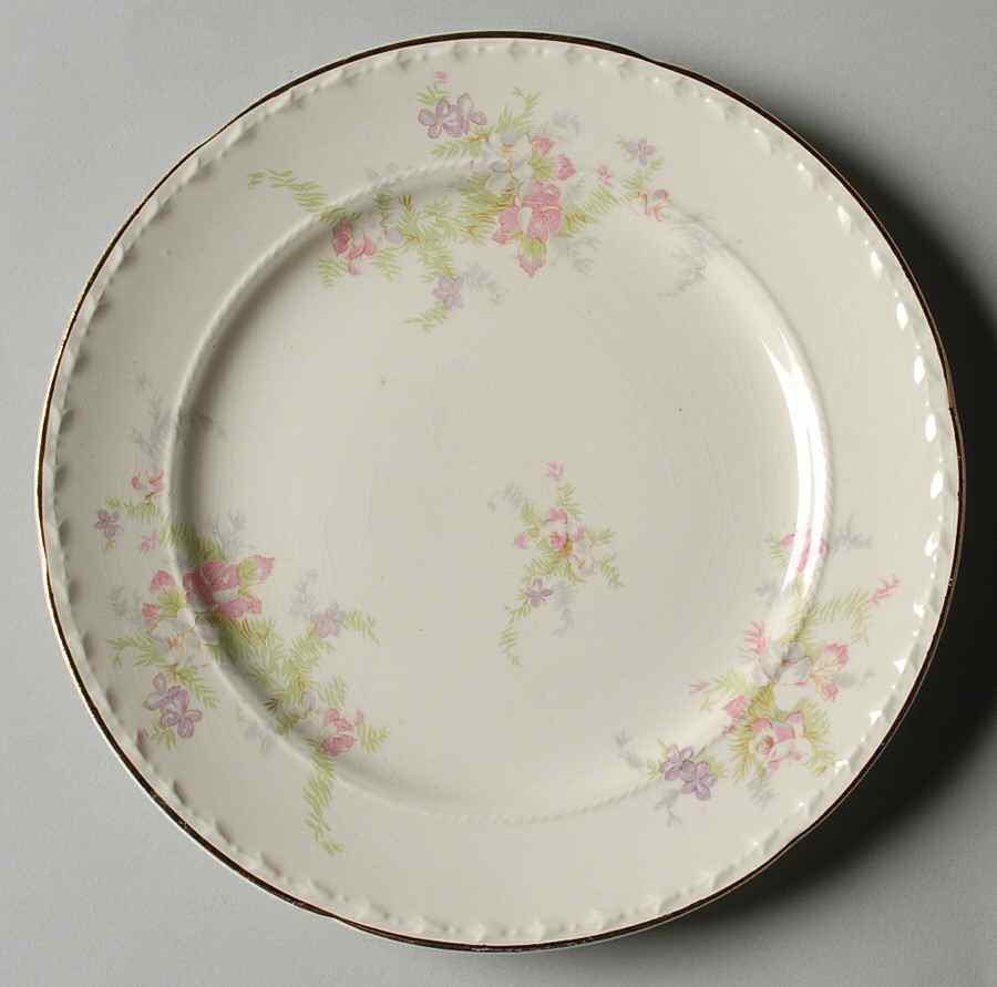 Spring Blossom Dessert/Pie Plate by Crooksville-1