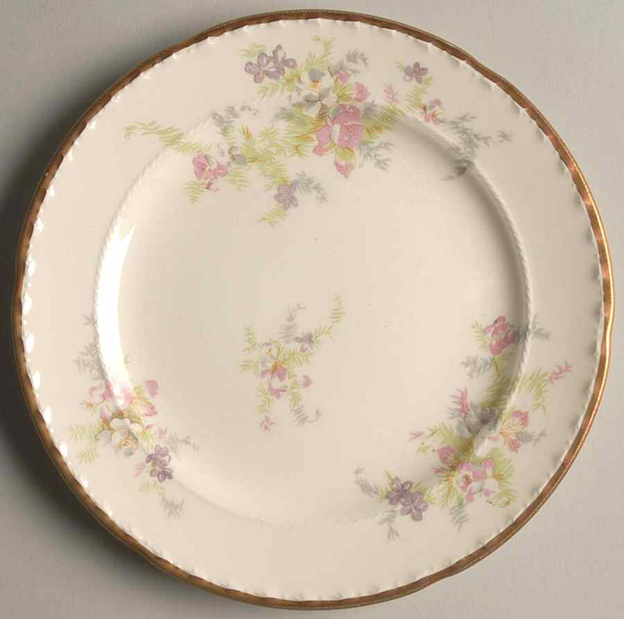 Spring Blossom Bread & Butter Plate by Crooksville-1