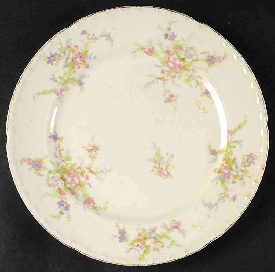 Spring Blossom Luncheon Plate by Crooksville-1