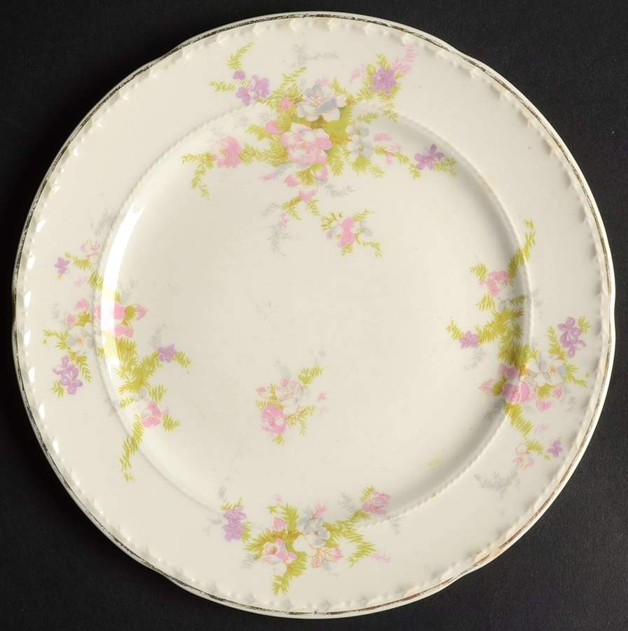 Spring Blossom Salad Plate by Crooksville-1