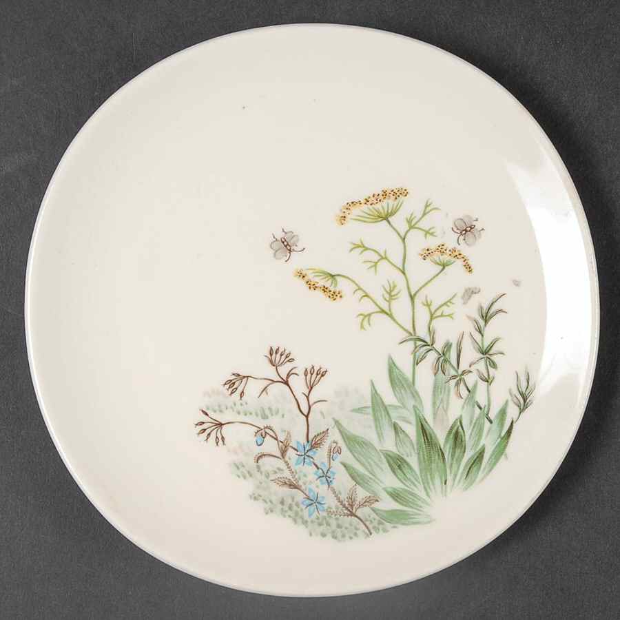 Wildflower Bread & Butter Plate by Crooksville-1