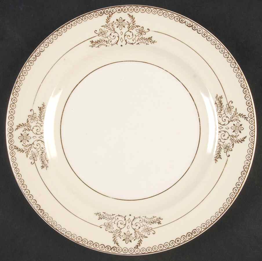 10007 Salad Plate by Crown Potteries-1