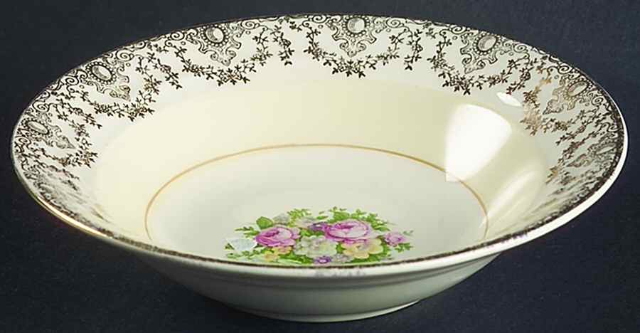 CRP17 Rim Fruit/Dessert (Sauce) Bowl by Crown Potteries-1