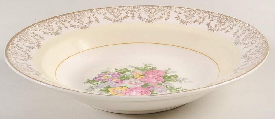 CRP17 Rim Soup Bowl by Crown Potteries-1