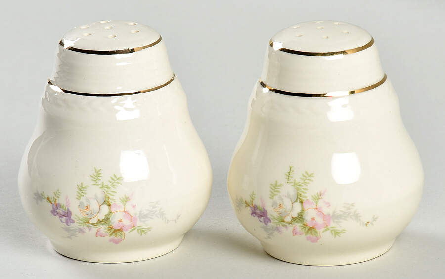 9107 Salt & Pepper Set by Crown Potteries-1