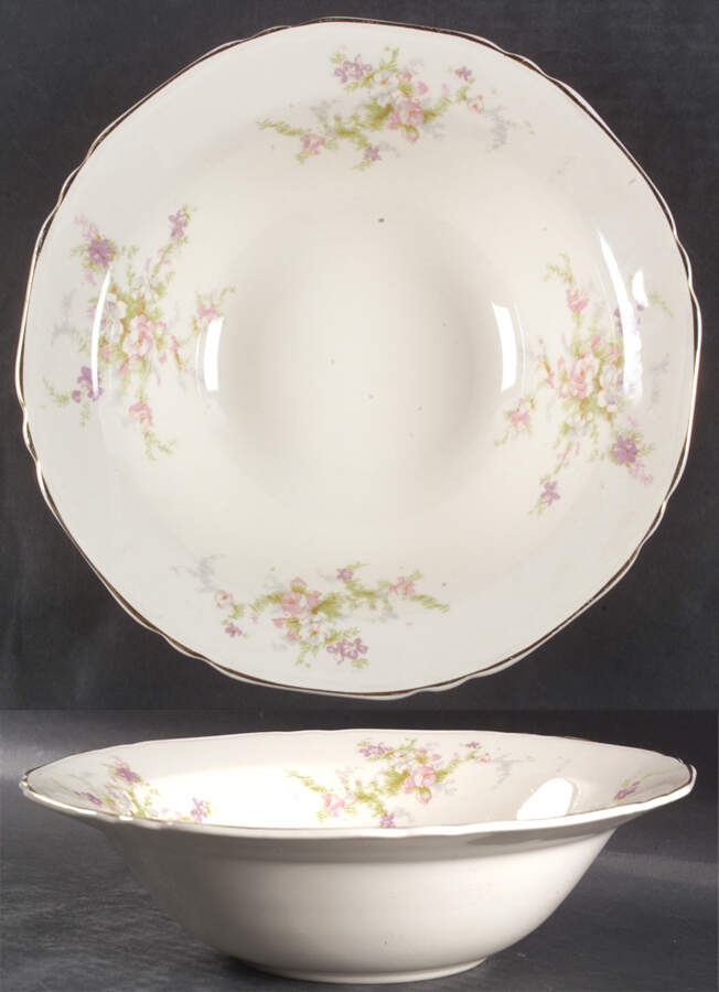9107 9" Round Vegetable Bowl by Crown Potteries-1