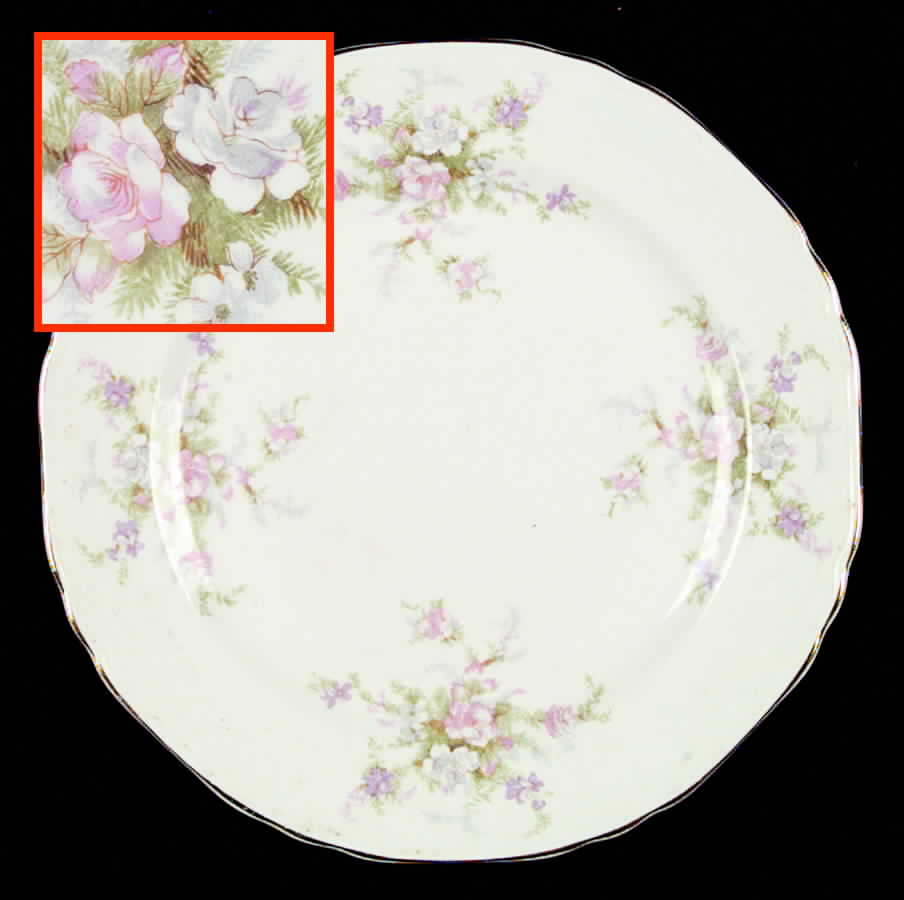 9107 Dinner Plate by Crown Potteries-1
