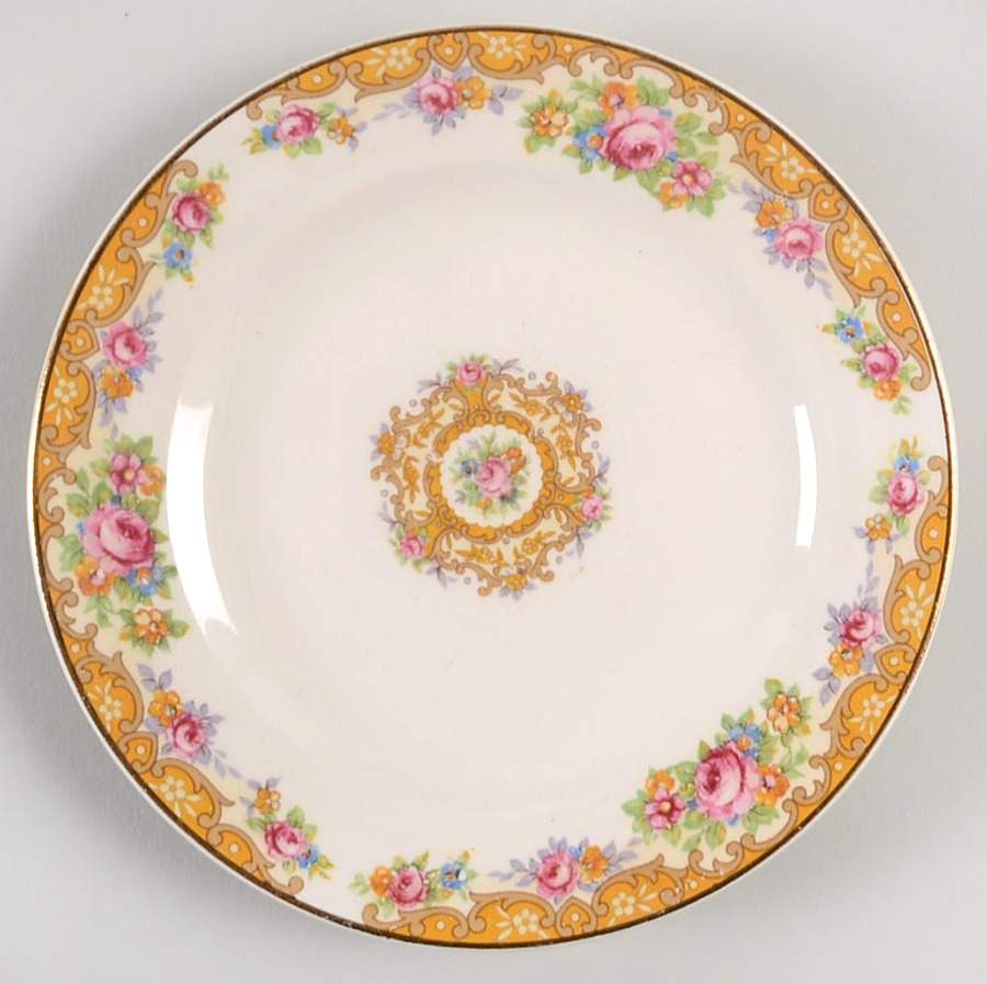 CRP24 Bread & Butter Plate by Crown Potteries-1