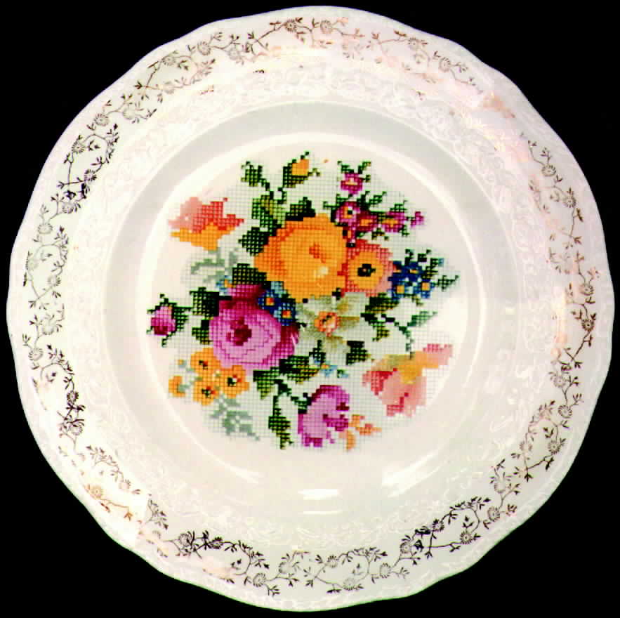 CRP31 Dinner Plate by Crown Potteries-1