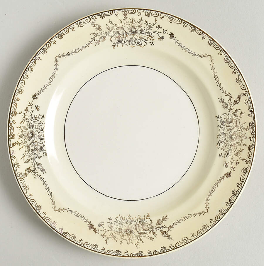 25007 Salad Plate by Crown Potteries-1