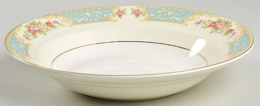 CRP4 Rim Soup Bowl by Crown Potteries-1