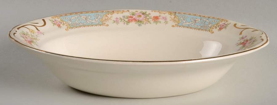 CRP4 9" Oval Vegetable Bowl by Crown Potteries-1