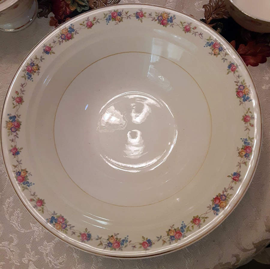 CRP7 9" Round Vegetable Bowl by Crown Potteries-1