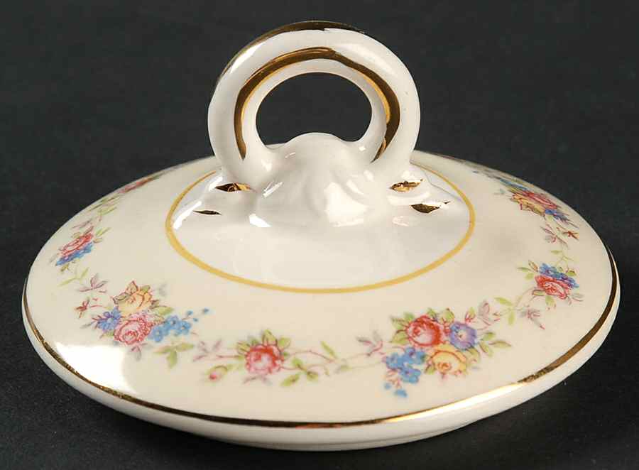 CRP7 Lid for Sugar Bowl by Crown Potteries-1