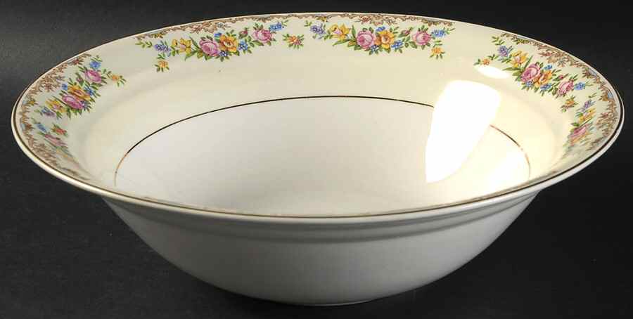 Garland 9" Round Vegetable Bowl by Crown Potteries-1