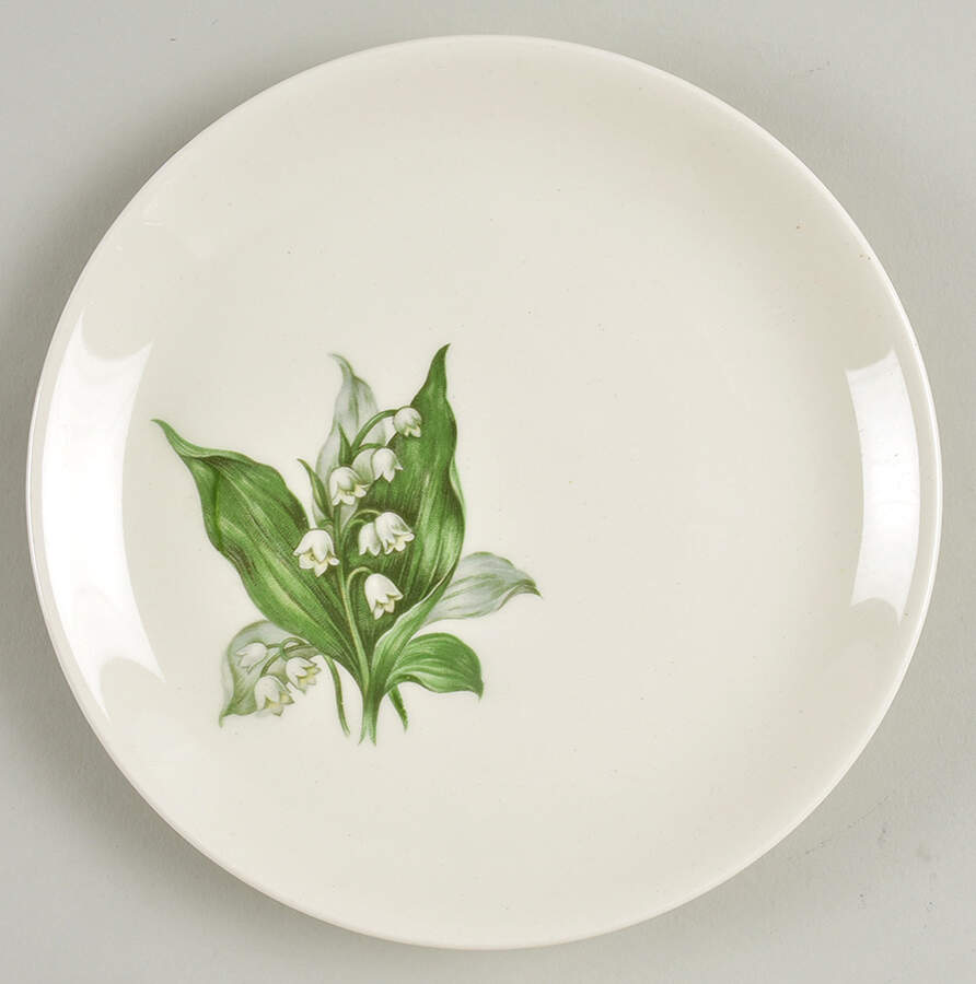 Lily of The Valley Bread & Butter Plate by Crown Potteries-1