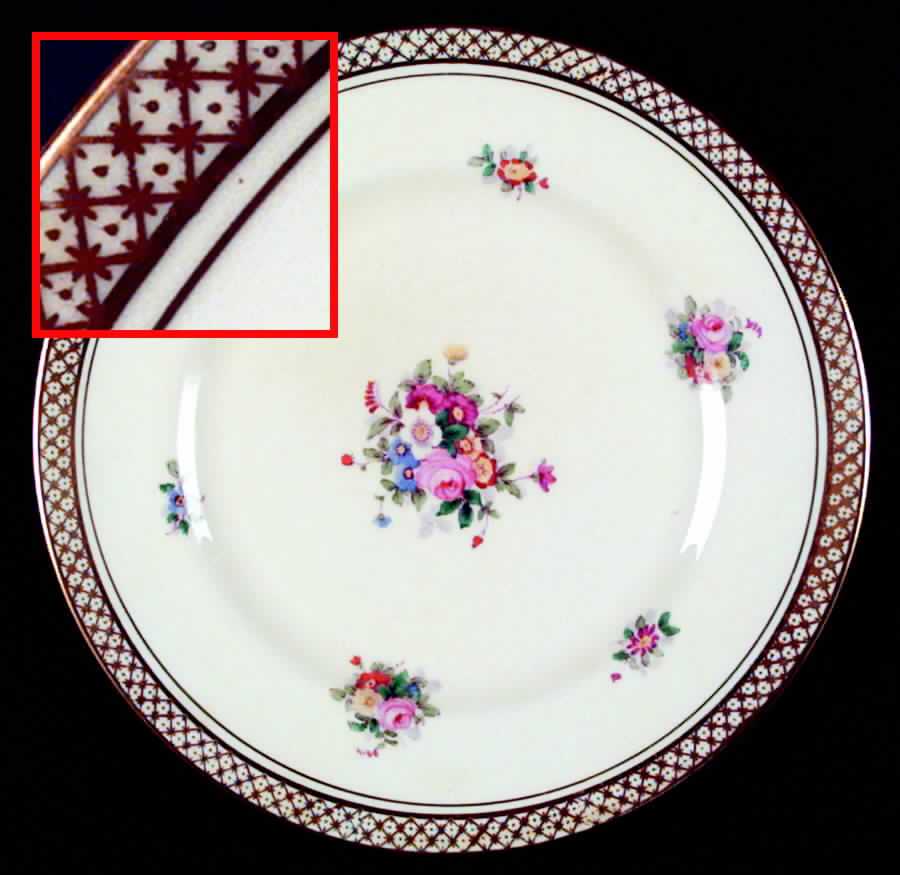 A13825 Dinner Plate by Crown Staffordshire-1