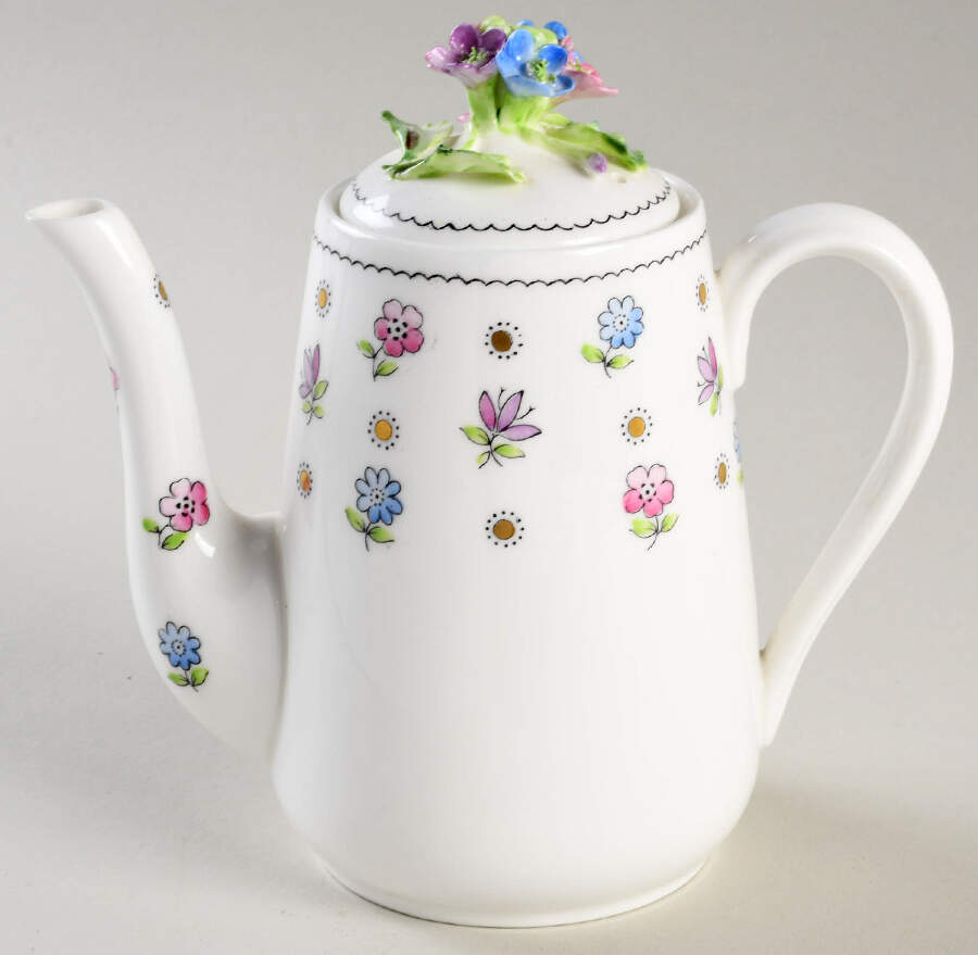 A16100 Mini Coffee Pot & Lid by Crown Staffordshire-1