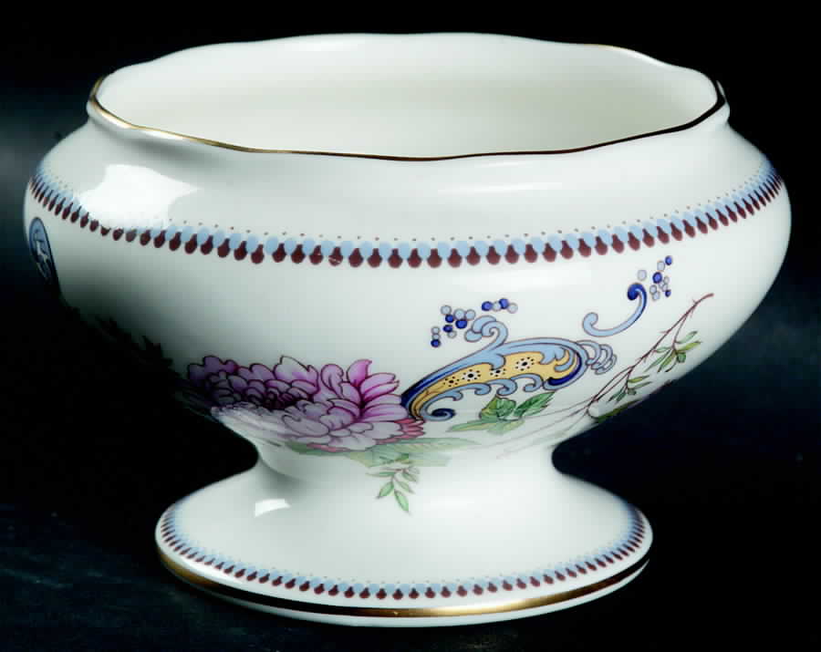 Chelsea Manor Open Sugar Bowl by Crown Staffordshire-1