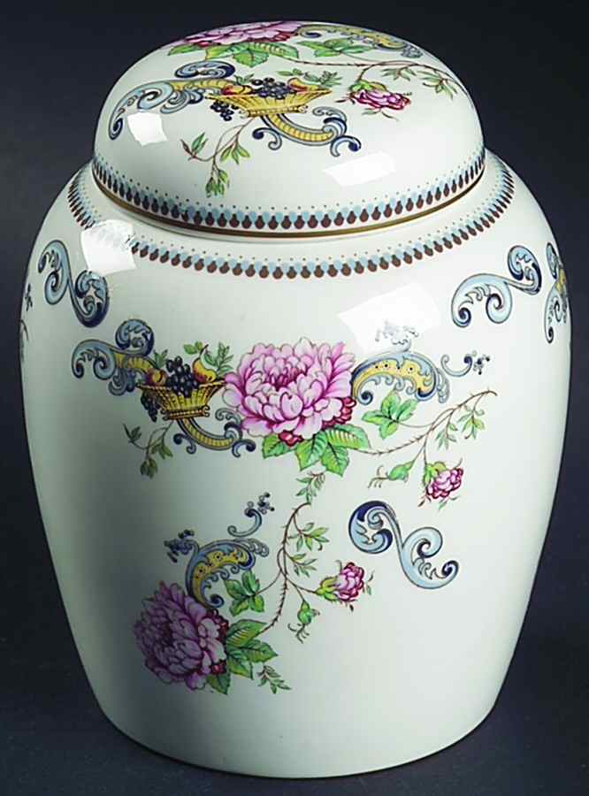 Chelsea Manor Small Ginger Jar & Lid by Crown Staffordshire-1