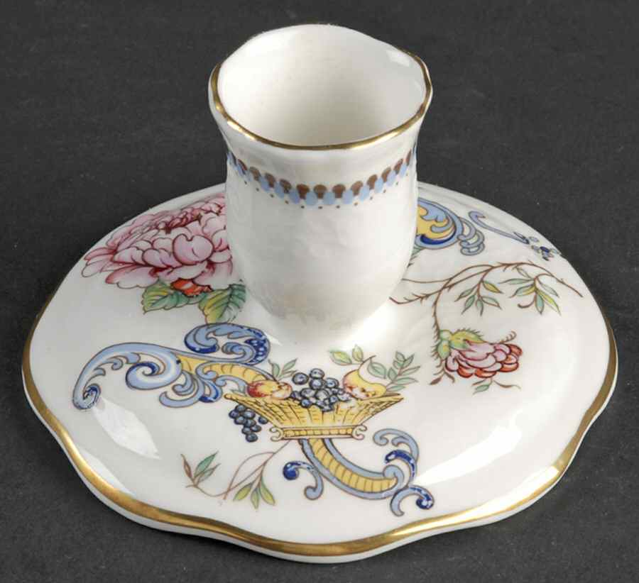 Chelsea Manor Single Light Candlestick by Crown Staffordshire-1