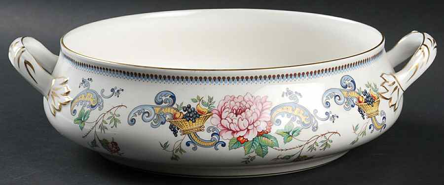 Chelsea Manor Round Vegetable No Lid by Crown Staffordshire-1