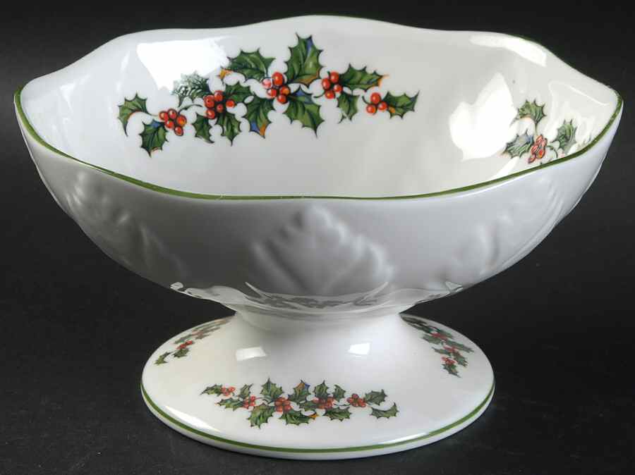 CRS22 Round Compote (Height X Width) by Crown Staffordshire-1